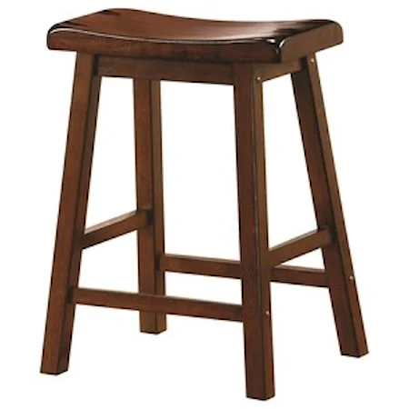 24" Wooden Bar Stool